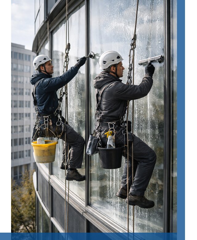 Мойка панорамных окон в Артёме от 363 р. заказать у ВЫСОТНИК-Арт