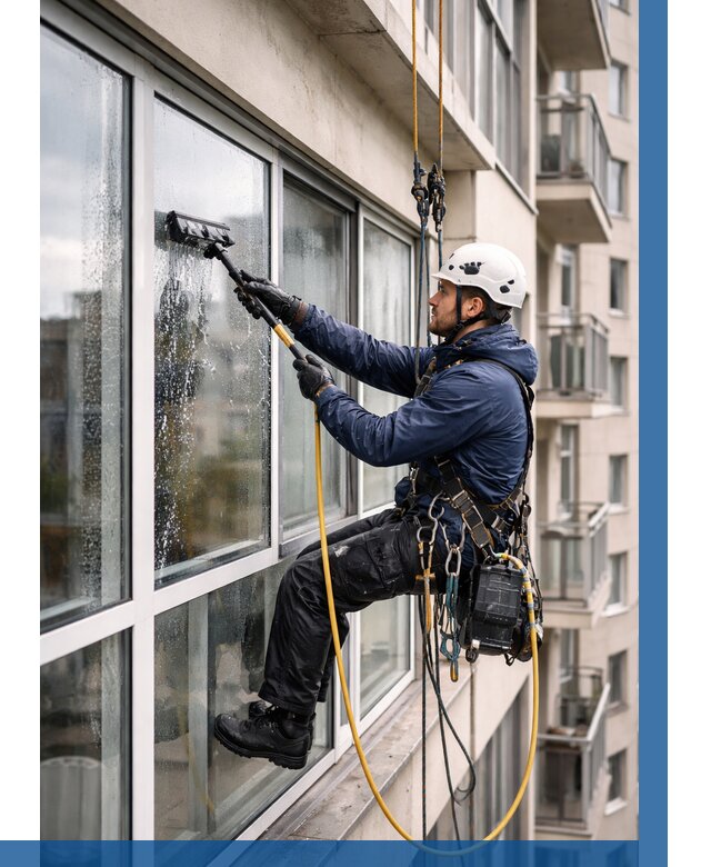 Мойка балконного остекления в Артёме от 3628 р. | ВЫСОТНИК-Арт