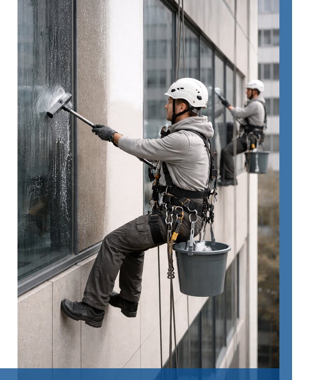 Мойка фасадов зданий в Артёме под ключ от 363 р. | ВЫСОТНИК-Арт