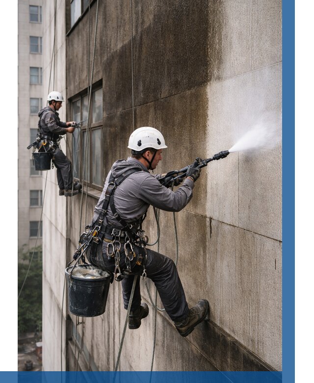 Очистка фасада от копоти в Артёме от 259 р. | ВЫСОТНИК-Арт