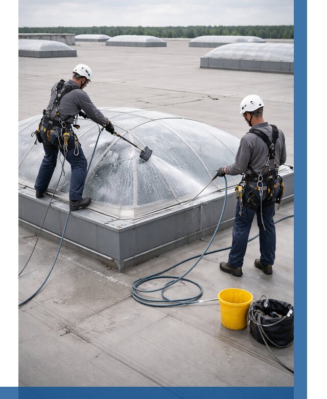 Мойка зенитных фонарей в Артёме, заказать от 4665 р. | ВЫСОТНИК-Арт