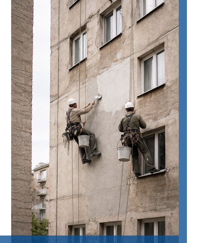 Косметический ремонт фасада в Артёме от 1140 р. | ВЫСОТНИК-Арт