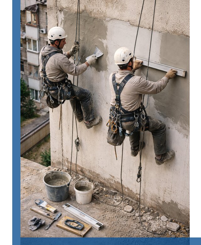 Комплексный ремонт штукатурного фасада с гарантией в Артёме