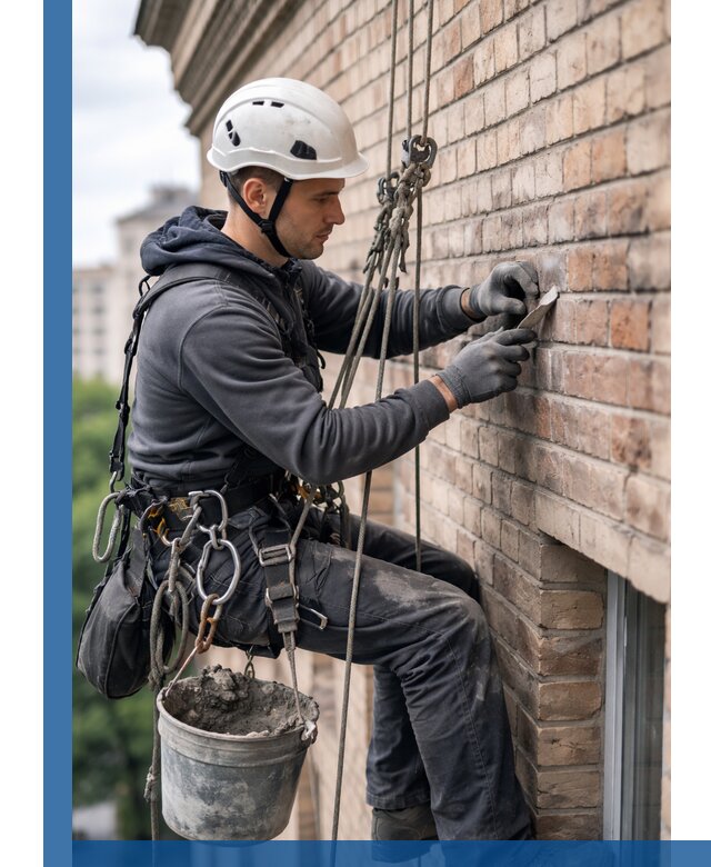 Качественный ремонт кирпичной кладки фасада в Артёме с гарантией