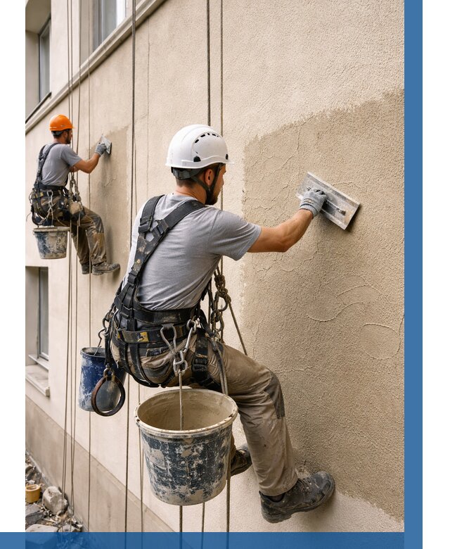 Декоративная штукатурка фасада в Артёме от 1244 р. | ВЫСОТНИК-Арт