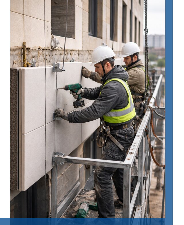 Монтаж фасадных термопанелей в Артёме от 1555 р. | ВЫСОТНИК-Арт