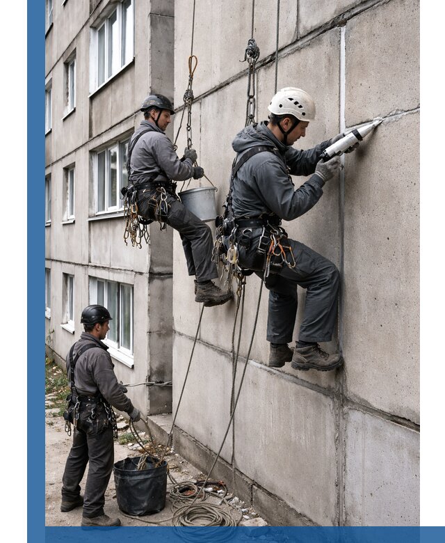 Герметизация межпанельных швов в Артёме с гарантией герметичности