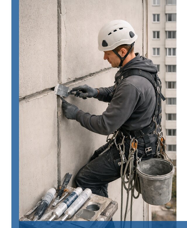 Ремонт межпанельных швов в Артёме герметизация и восстановление