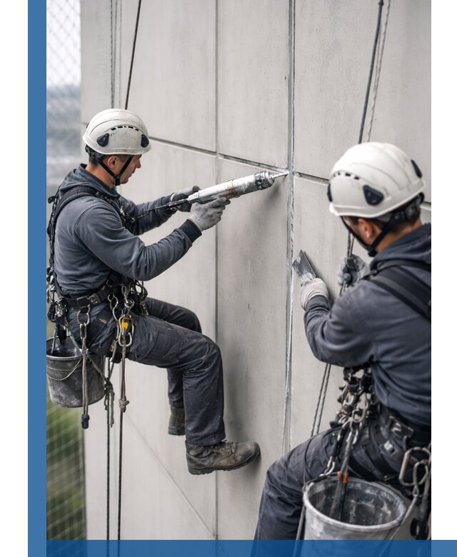 Первичная герметизация швов фасадов и кровель в Артёме