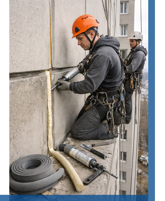 Теплый шов межпанельные швы в Артёме от 726 р. | ВЫСОТНИК-Арт