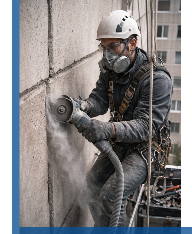 Штробление межпанельных швов в Артёме качественно и быстро