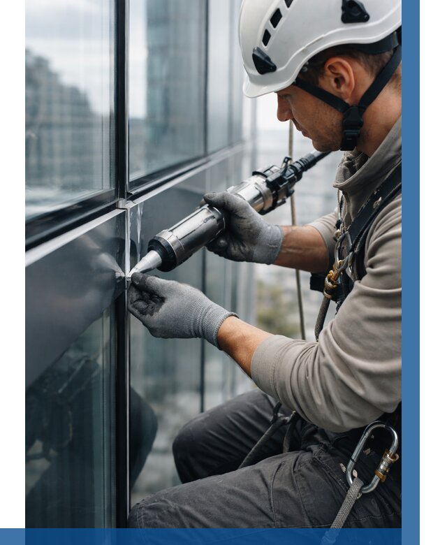 Герметизация стыков витража в Артёме от 1244 р. | ВЫСОТНИК-Арт