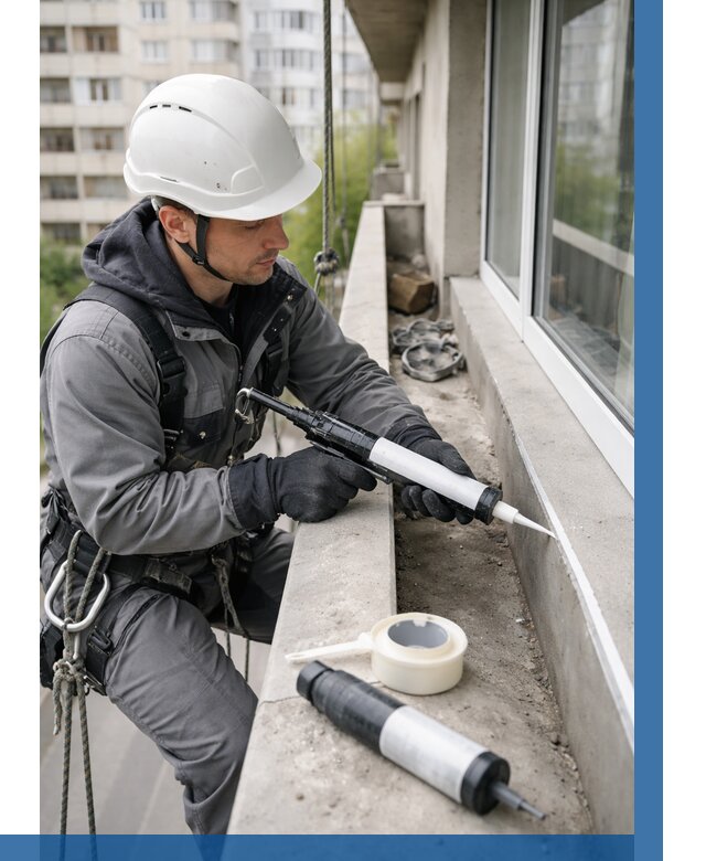 Герметизация швов лоджии в Артёме от 4665 р. | ВЫСОТНИК-Арт