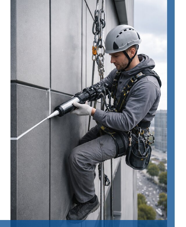 Герметизация стыков фасадных панелей в Артёме от 6739 р.| ВЫСОТНИК-Арт