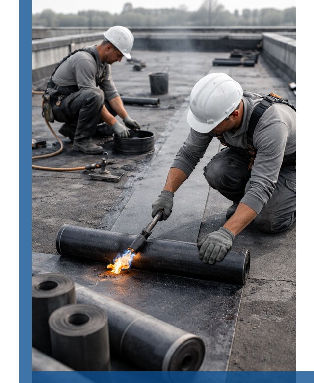 Ремонт рулонной кровли в Артёме герметизация и восстановление