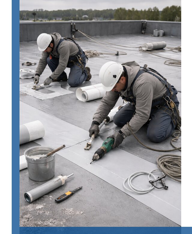 Ремонт мембранной кровли в Артёме качественно и с гарантией