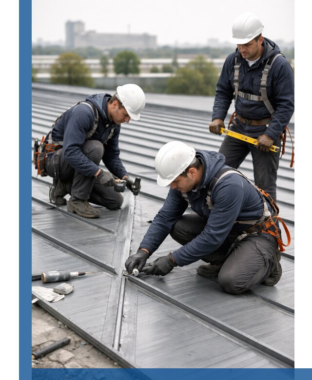 Ремонт фальцевой кровли в Артёме срочно и качественно