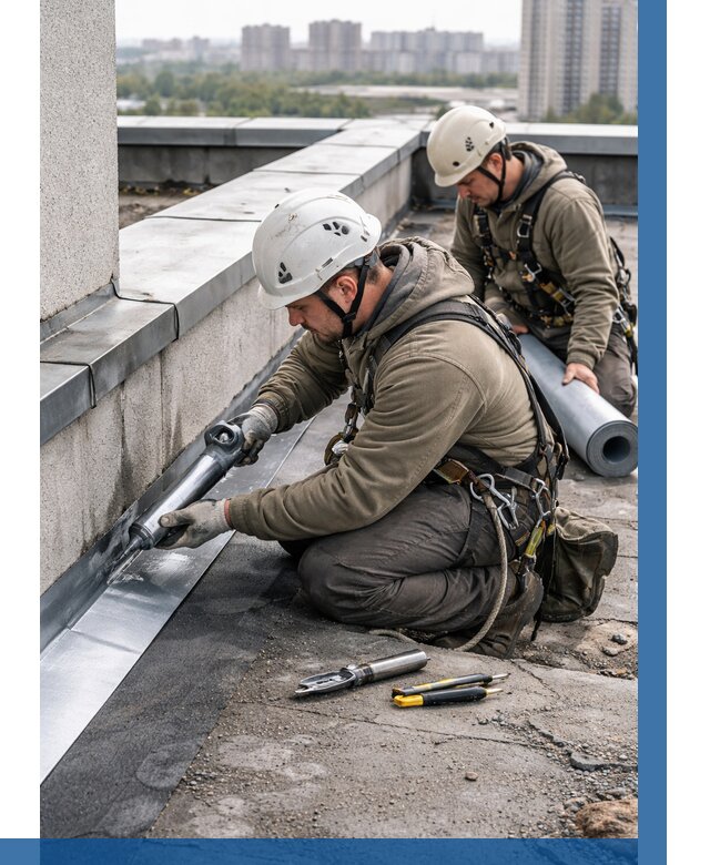 Ремонт кровельных примыканий в Артёме от 1244 р. | ВЫСОТНИК-Арт