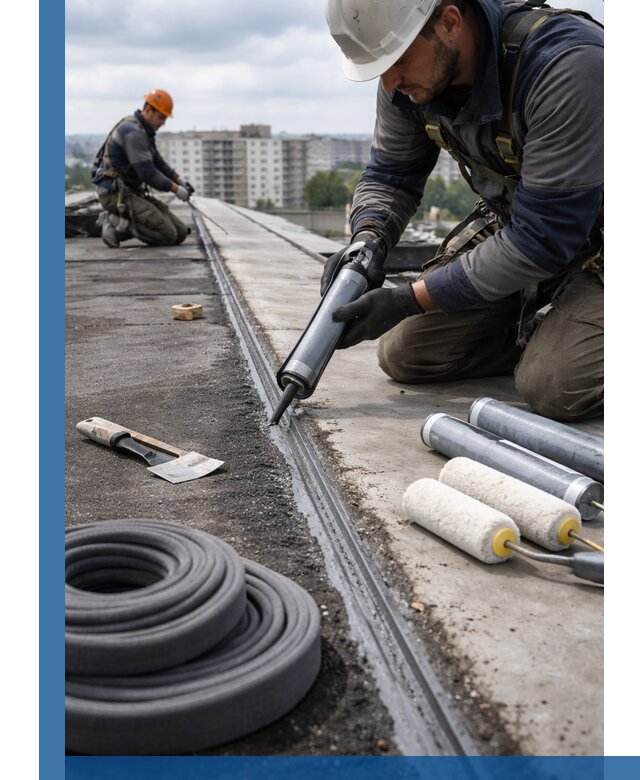 Герметизация швов кровли в Артёме с гарантией герметичности