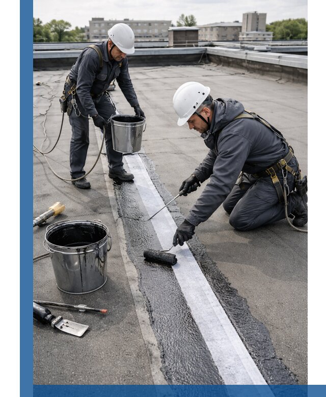 Гидроизоляция кровли мастикой в Артёме надежная защита