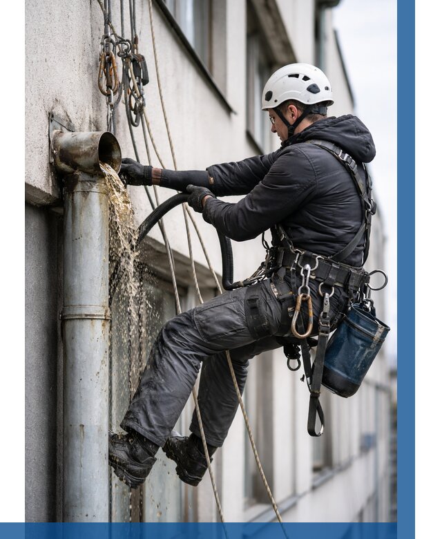 Прочистка водосточных труб в Артёме от 3628 р. | ВЫСОТНИК-Арт