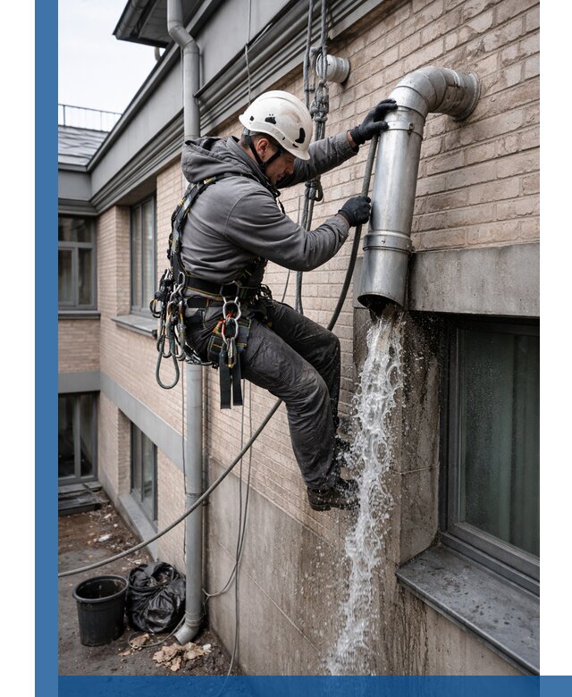 Профессиональная прочистка водосточных труб в Артёме с гарантией