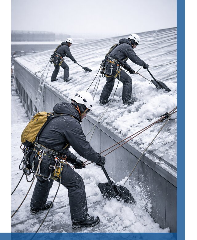 Очистка навесов от снега в Артёме от 4665 р. | ВЫСОТНИК-Арт