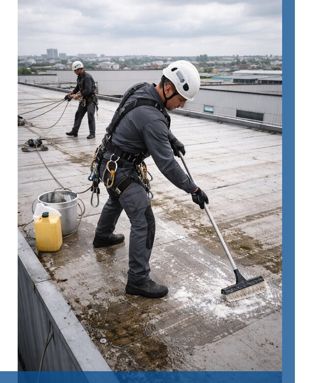 Очистка крыши по графику в Артёме от 7775 р. | ВЫСОТНИК-Арт