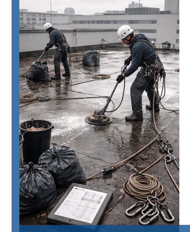 Плановая очистка кровли по графику в Артёме для безопасности