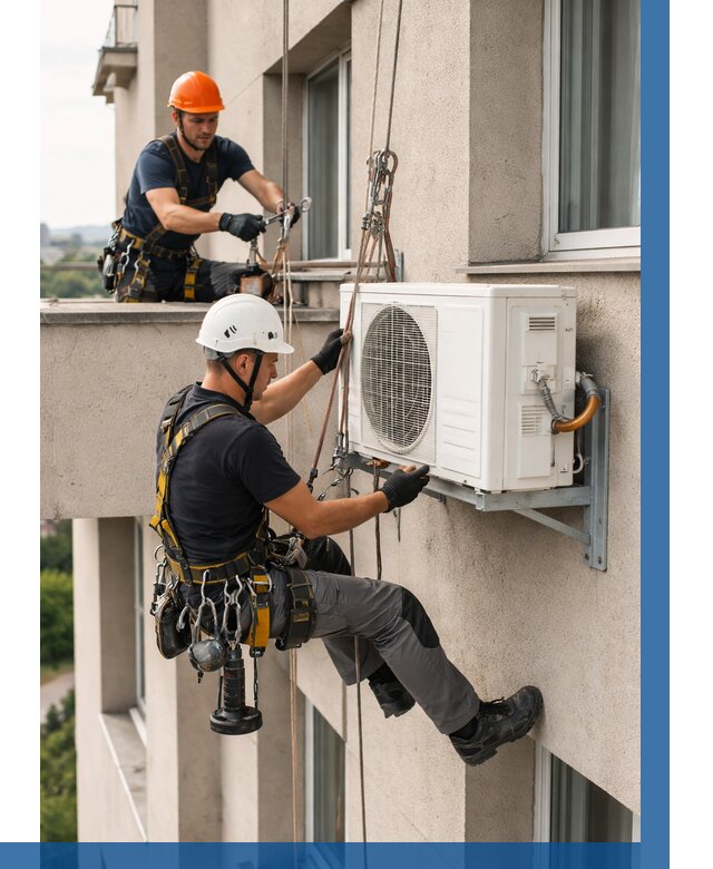 Монтаж внешнего блока кондиционера в Артёме от 6739 р. | ВЫСОТНИК-Арт