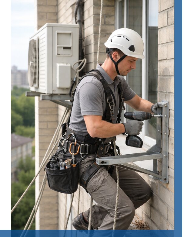 Установка кронштейнов кондиционера в Артёме от 3628 р. | ВЫСОТНИК-Арт