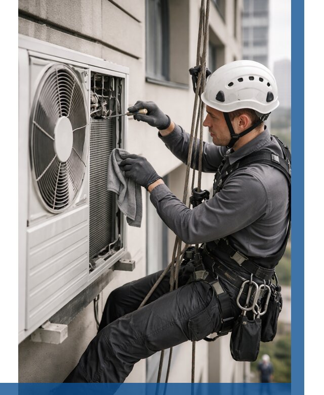 Обслуживание внешнего блока кондиционера в Артёме от 2799 р.ВЫСОТНИК-Арт