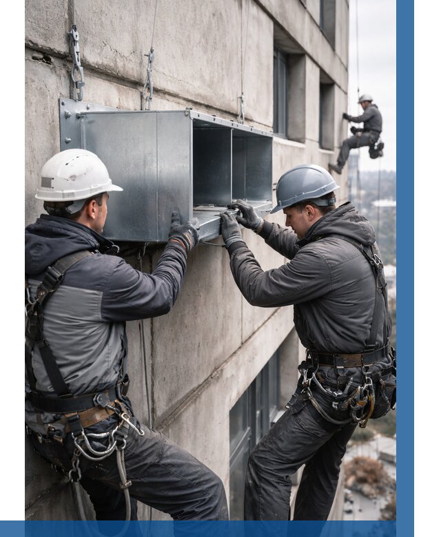 Монтаж вентиляционных коробов в Артёме от 3110 р. | ВЫСОТНИК-Арт