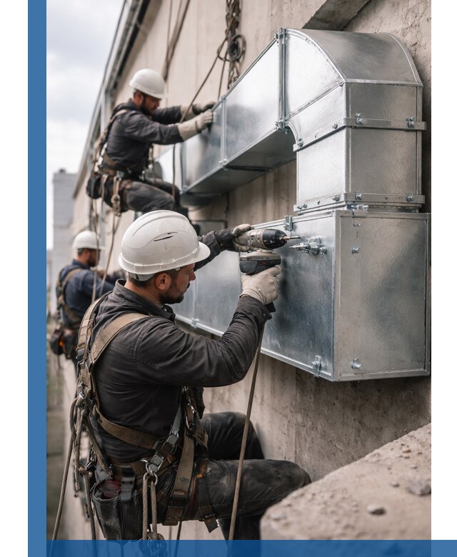 Профессиональный монтаж вентиляционных коробов в Артёме под ключ