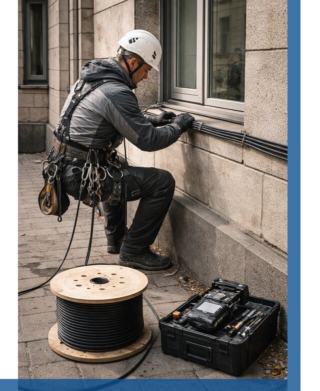 Прокладка оптоволоконного кабеля в Артёме от 829 р. | ВЫСОТНИК-Арт