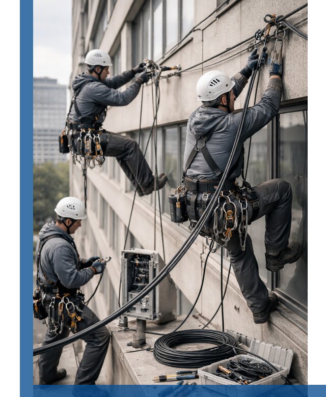 Прокладка оптоволоконного кабеля в Артёме под ключ с тестированием