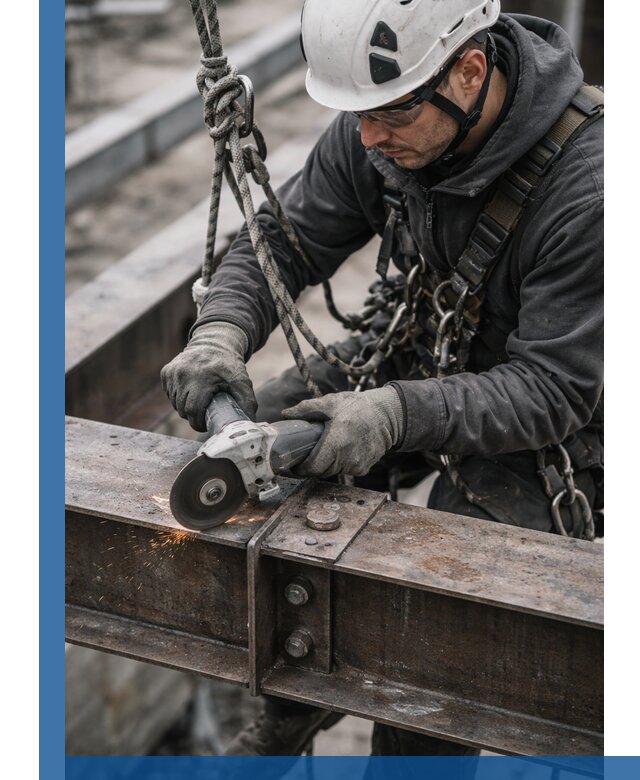 Резка металла на высоте в Артёме для зданий и конструкций