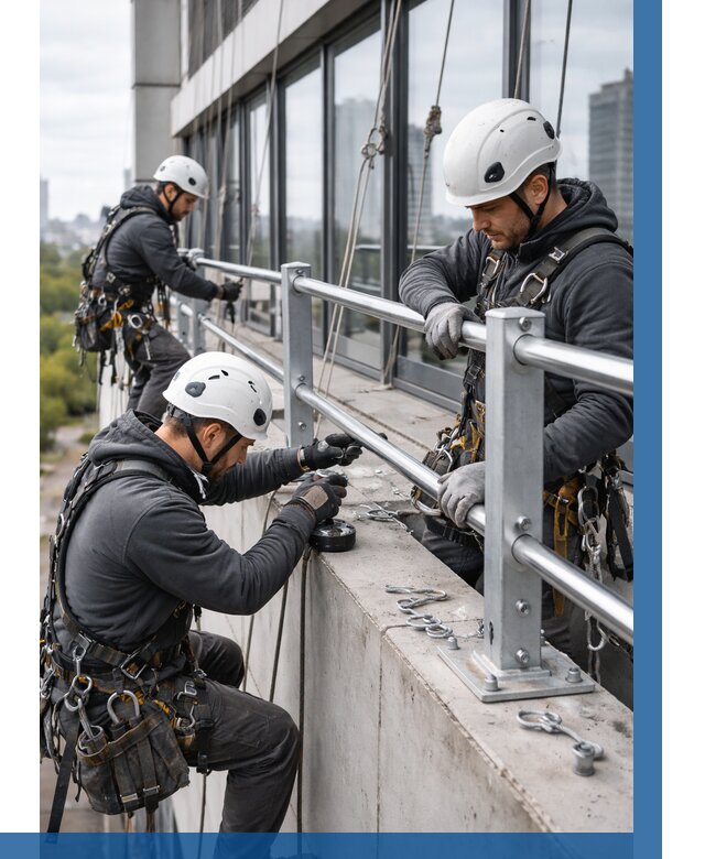 Монтаж ограждений на высоте в Артёме, от 1244 р. | ВЫСОТНИК-Арт