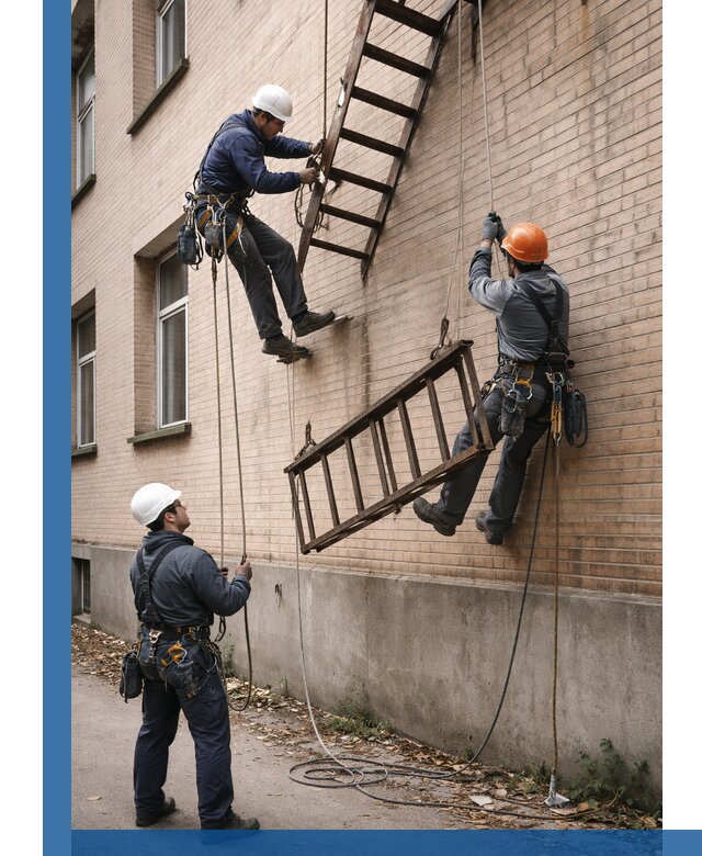 Демонтаж пожарной лестницы в Артёме быстро и безопасно
