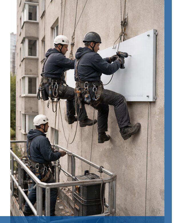 Монтаж табличек и указателей в Артёме от 3628 р. | ВЫСОТНИК-Арт