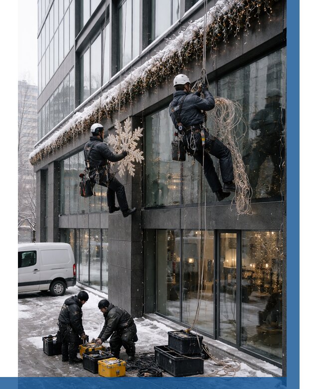 Демонтаж новогоднего оформления в Артёме от 5702 р. | ВЫСОТНИК-Арт