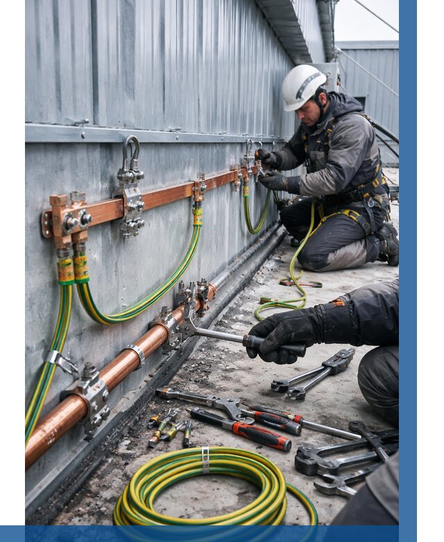 Монтаж заземления здания в Артёме от 25918 р. | ВЫСОТНИК-Арт