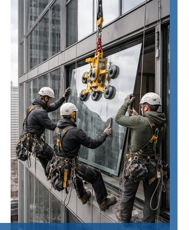 Фасадное остекление зданий под ключ в Артёме от 10367 р. | ВЫСОТНИК-Арт