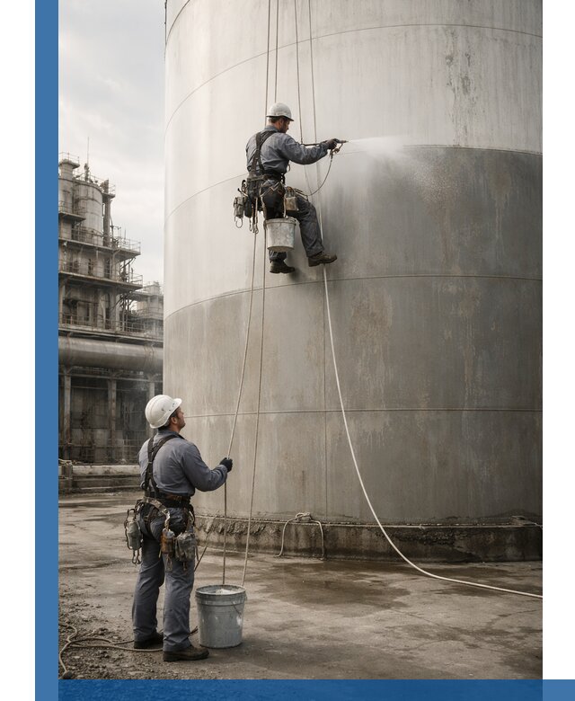 Покраска стальных резервуаров и емкостей в Артёме профессионально