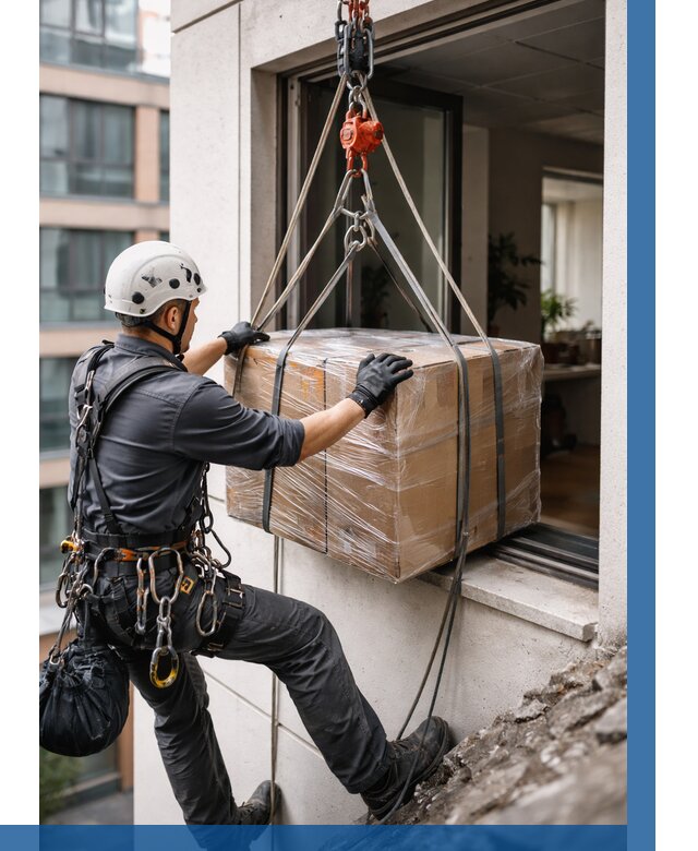 Подъем груза через окно в Артёме от 4665 р. | ВЫСОТНИК-Арт