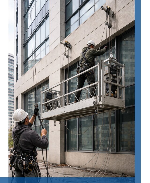 Монтаж и подъем фасадной люльки в Артёме от 12440 р. | ВЫСОТНИК-Арт