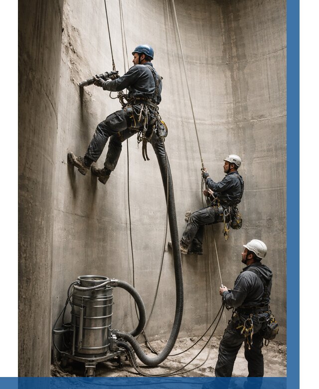 Зачистка силосов в Артёме от 4665 р. Договор и смета ВЫСОТНИК-Арт