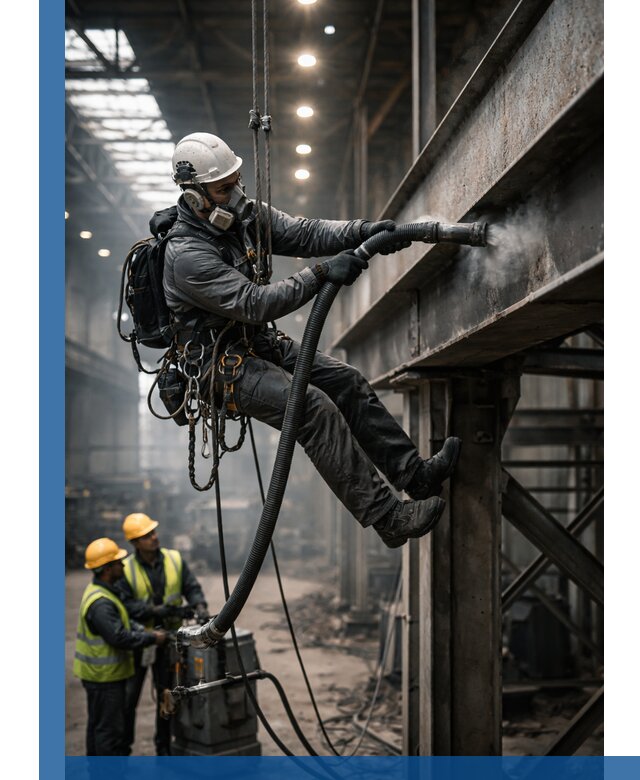 Обеспыливание конструкций в цехах промышленного производства в Артёме