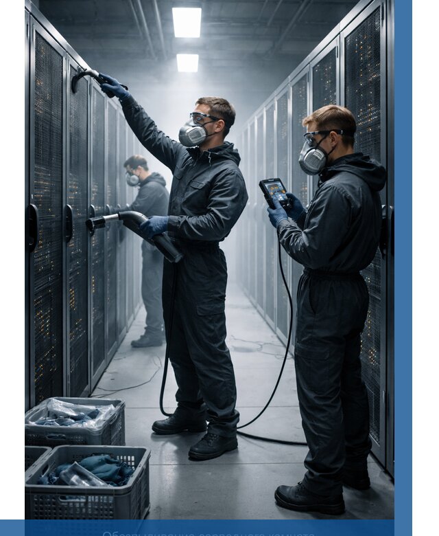 Обеспыливание серверной комнаты в Артёме от 4665 р. | ВЫСОТНИК-Арт