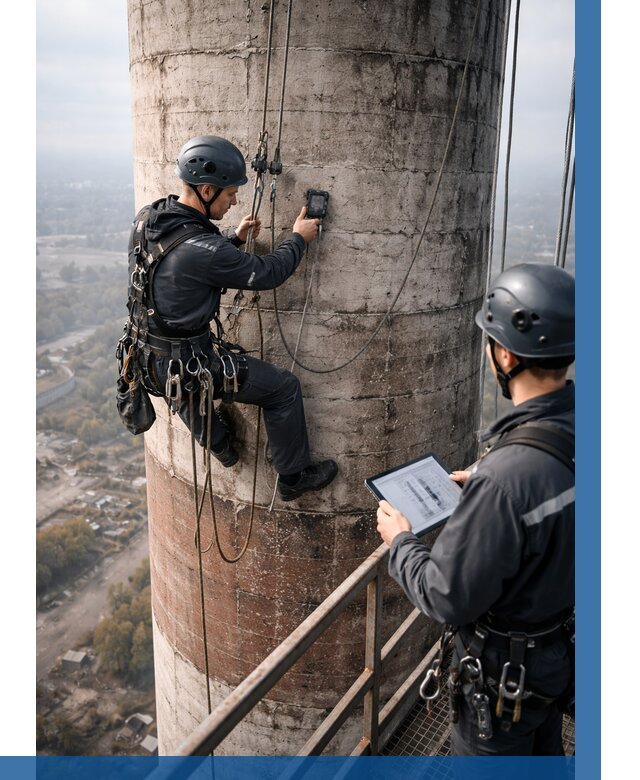 Обследование дымовой трубы в Артёме от 8294 р. | ВЫСОТНИК-Арт